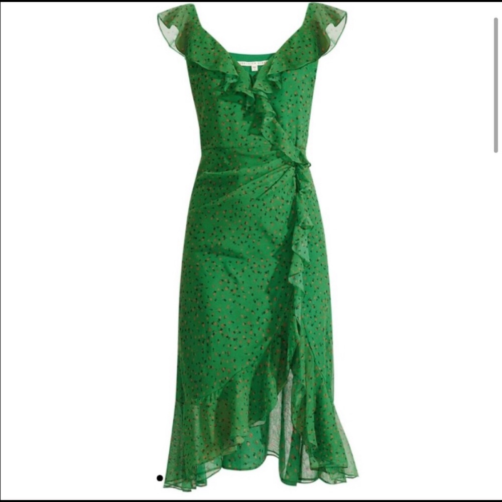 NEW Veronica Beard Amal Dress - Green - Picture 4 of 6